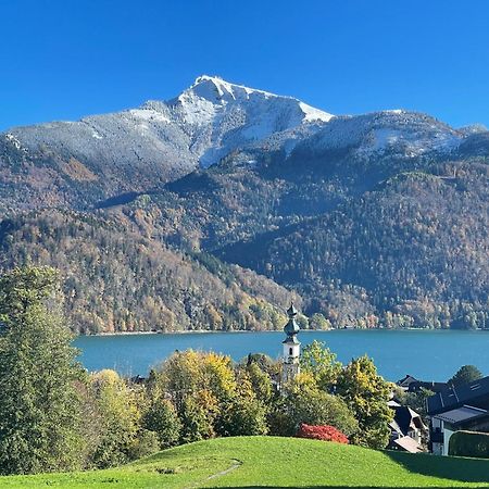 Ferienwohnung Schossleitner - Der Wohlfuehl-Ansitz Am Wolfgangsee Mit Weitblick Sankt Gilgen Luaran gambar
