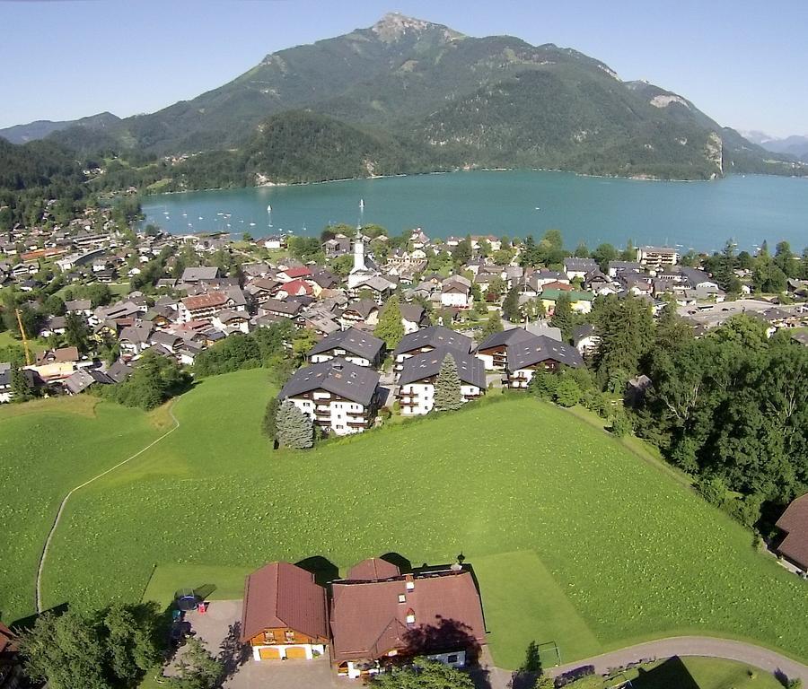 Ferienwohnung Schossleitner - Der Wohlfuehl-Ansitz Am Wolfgangsee Mit Weitblick Sankt Gilgen Luaran gambar